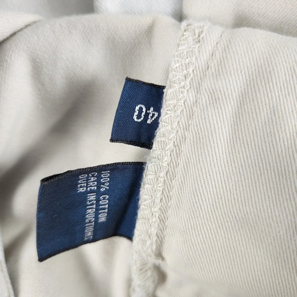 Polo Ralph Lauren Tyler Short Mens 40 Khaki Tan Pleated Chino Cotton Shorts